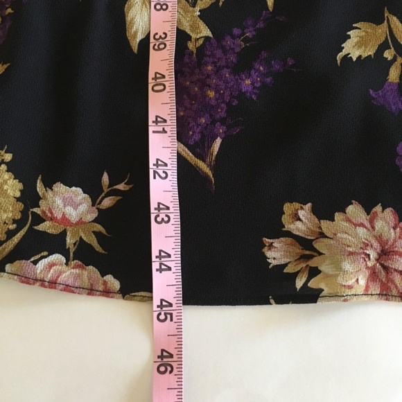 NWT Lauren Ralph Lauren Floral Bubble Crepe Cap-Sleeve Dress Sz 6 Empire waist - Picture 12 of 15